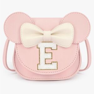 Charming Pink and Cream Kids Bow Bag